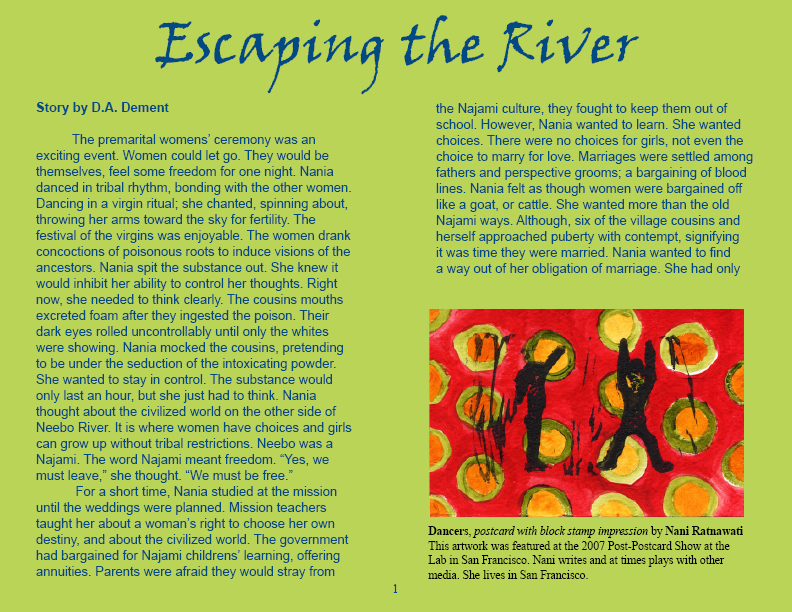 Escaping the River pg 1